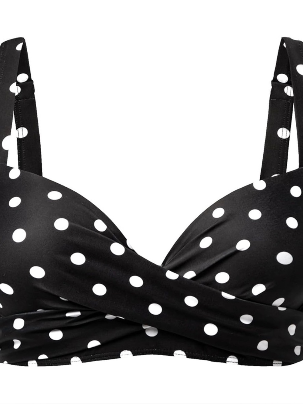 Aqua Eve Women Underwire Bikini Top Push Up Padded Bra Twist Front Swimsuit Med